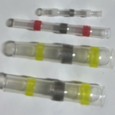 PE Yellow Heat Shrink Connectors Waterproof 10awg Solder Butt Splice