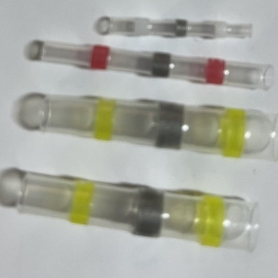 PE Yellow Heat Shrink Connectors Waterproof 10awg Solder Butt Splice