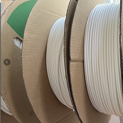 White Single Wall Heat Shrink Tubing Rubber Halogen Free 4mm 2X Ratio